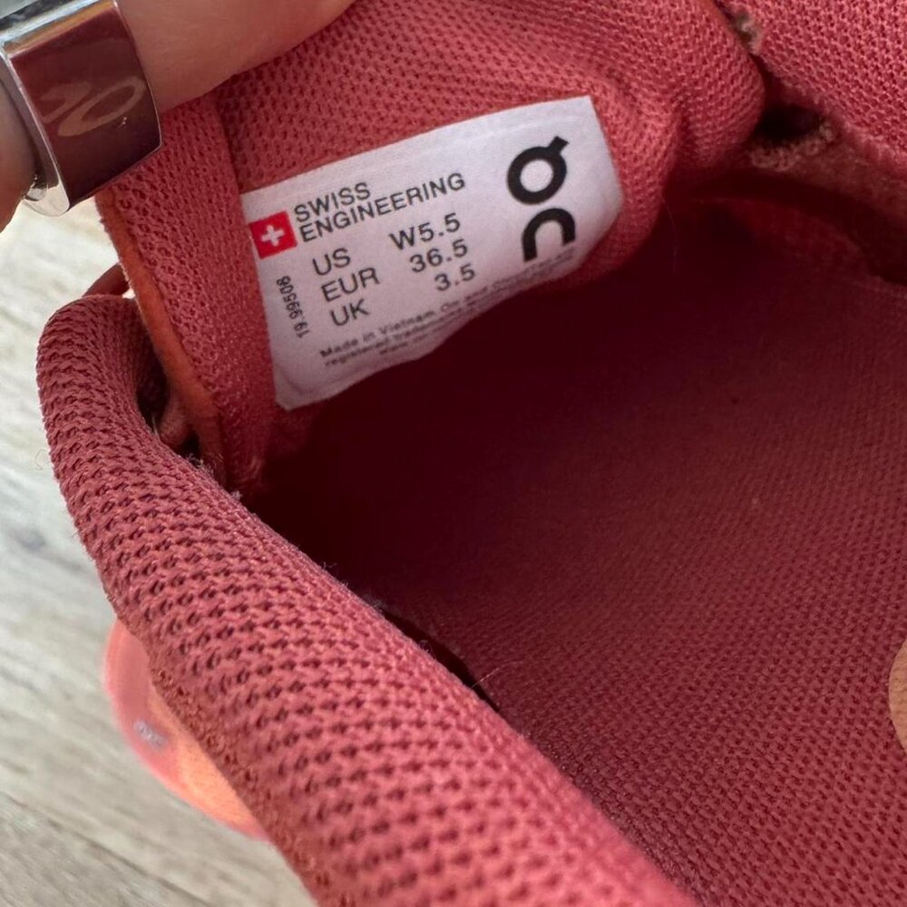 On Cloud Cloudswift Trainers Chili Rust Coral Pin… - image 4